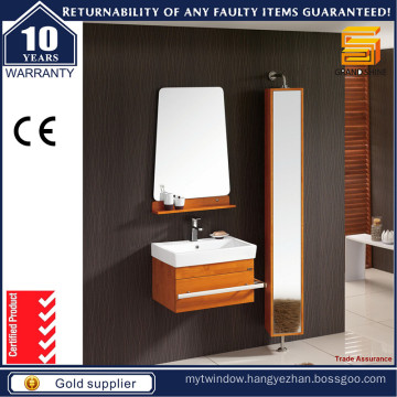 Modern Style Solid Oak Wood Bathroom Vanity Cabinet